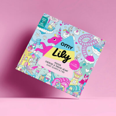 POSTER CHERCHE ET TROUVE LILY OMY